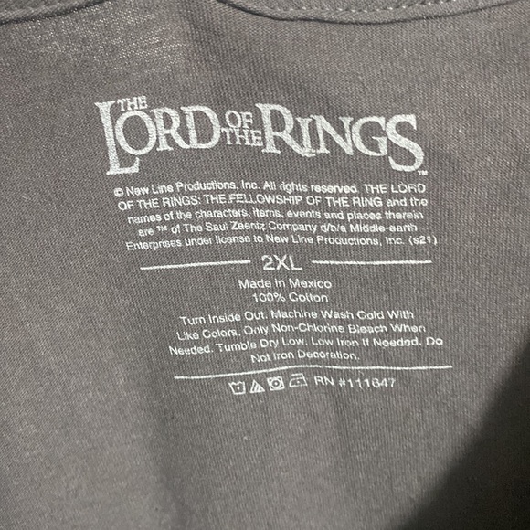 8ct NIB PEZ lord of the rings 2XL T-shirt combo - Picture 11 of 12